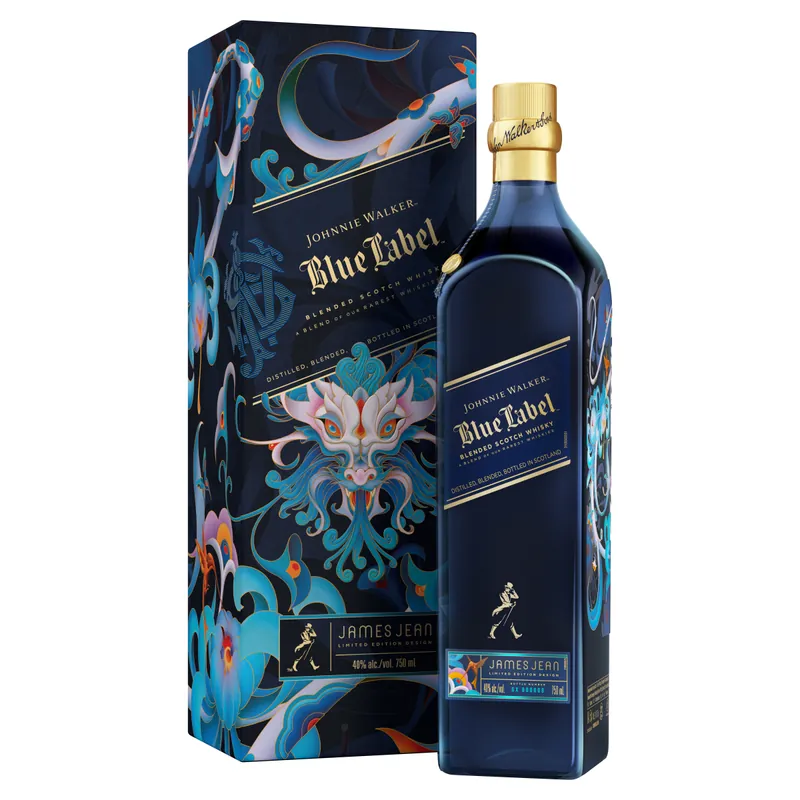 Johnnie Walker Blue Label x James Jean 2024 龍年限量版 750ml