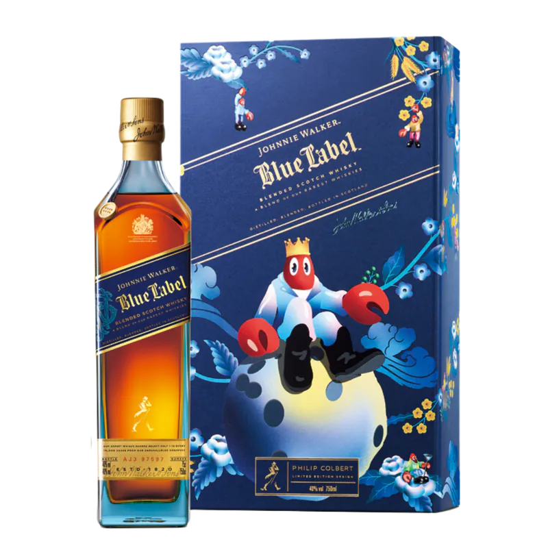 JW Blue Label x Philip Colbert Limited edition 750ml