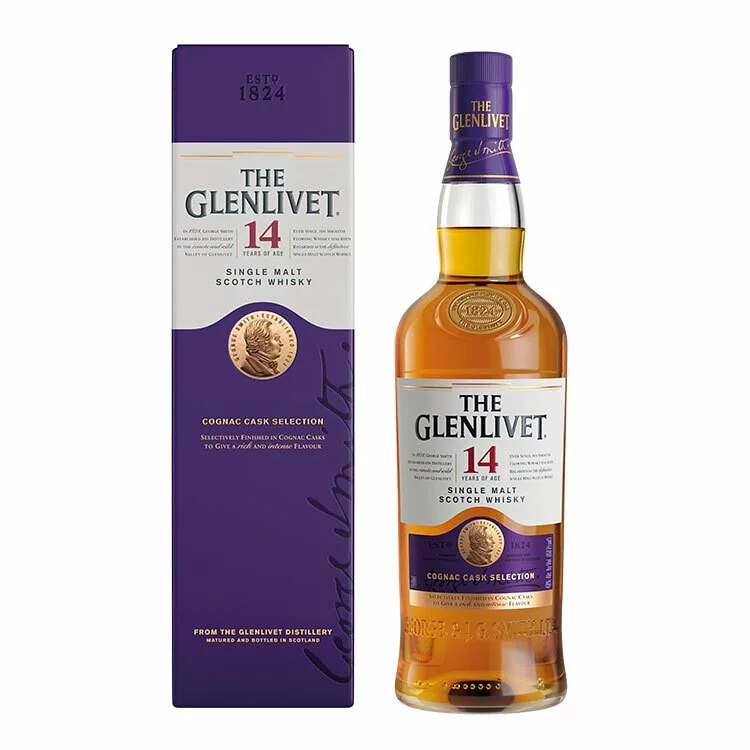 The Glenlivet 14 Year Old Cognac Casks 700ml - 偉成獨家發售