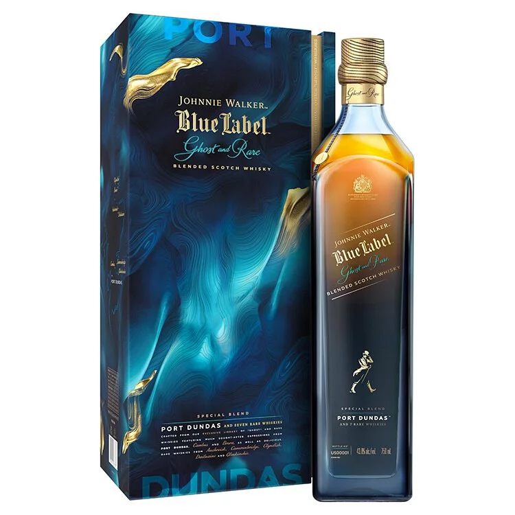 JOHNNIE WALKER Blue Label Ghost & Rare Port Dundas 750ml