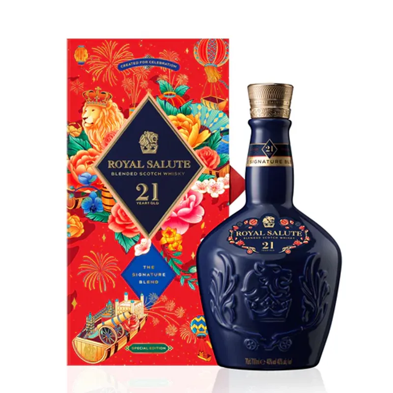Royal Salute 皇家禮炮 21 CNY 2024 Ltd  Edition (藍) 700ml