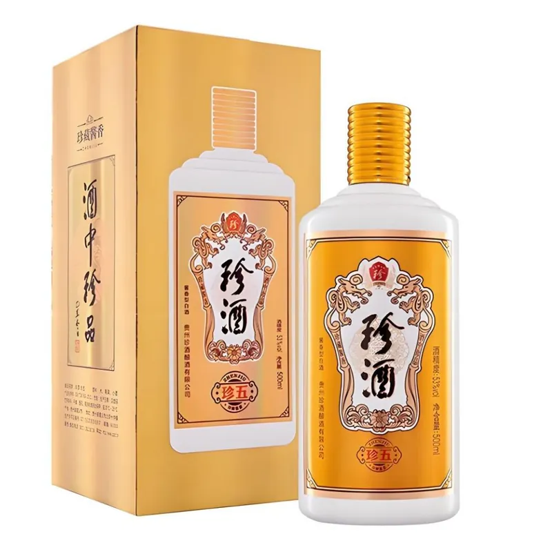 珍酒 珍五 53度醬香型白酒 500ml
