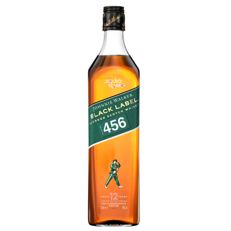 JW Black Label Squid Game 魷魚遊戲 700ml (編號隨機)